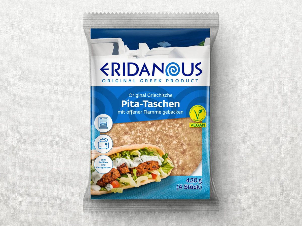Bild 1 von Eridanous Pita Taschen/Brot-Schiffchen, 
         420/300 g