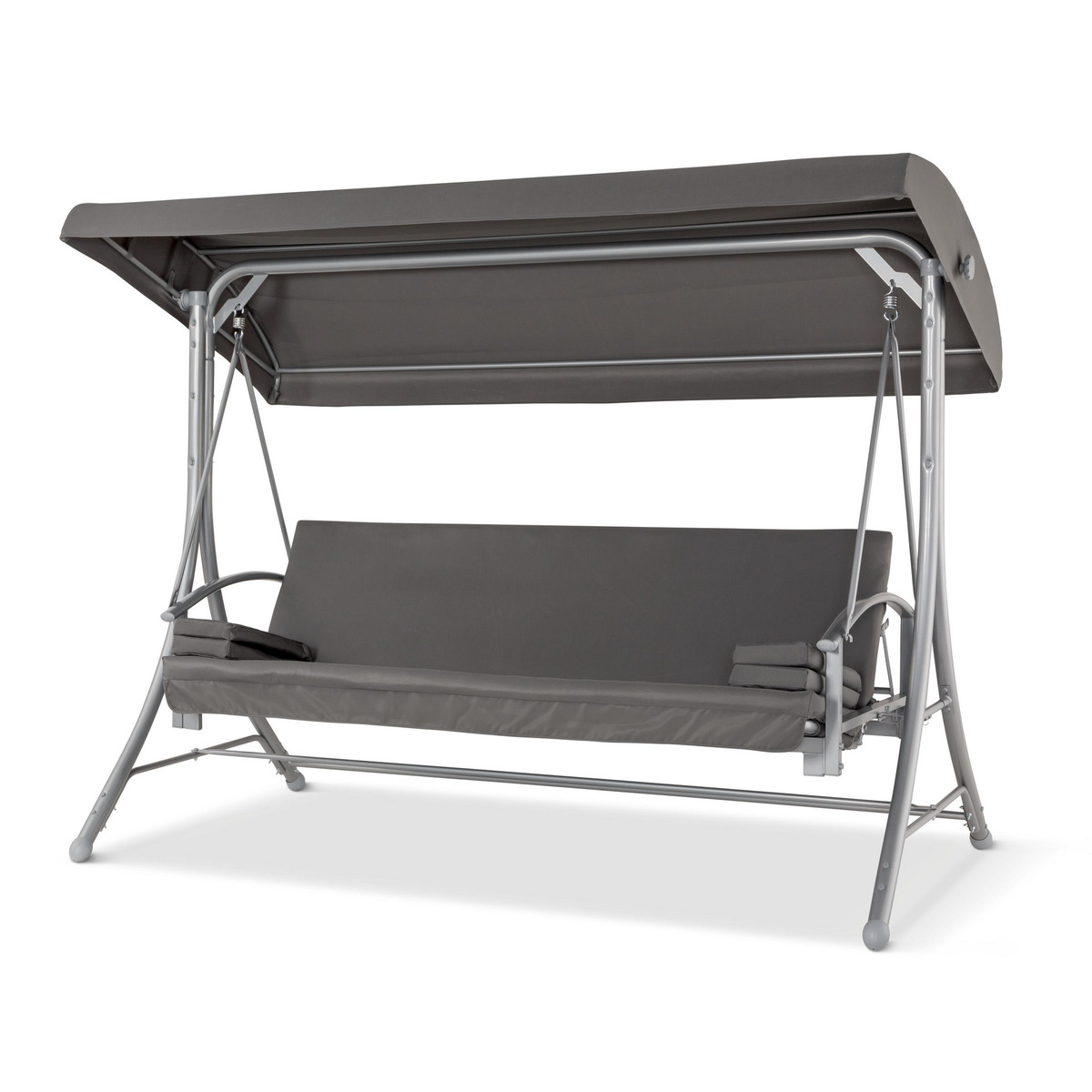 Bild 1 von Hollywoodschaukel 'Sophia' 3-Sitzer anthrazit 228 x 167 x 120 cm