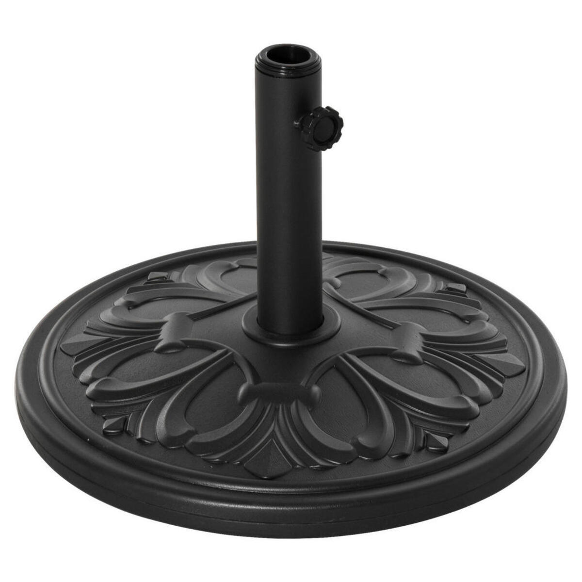 Bild 1 von Outsunny Sonnenschirmständer schwarz Polyethylen H/D: ca. 34x48 cm