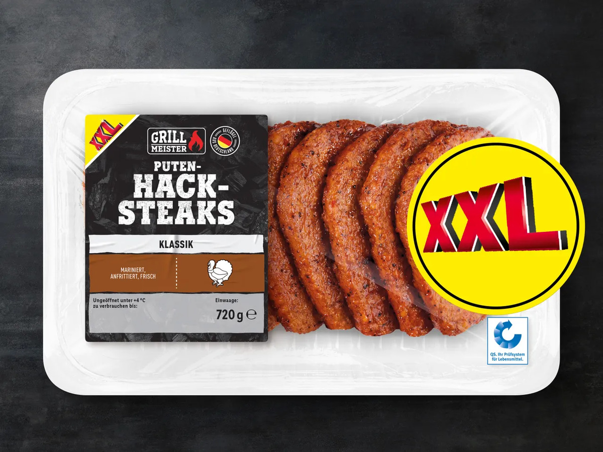 Bild 1 von Grillmeister Putenhacksteaks XXL, 
         720 g