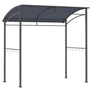 Outsunny Grillpavillon grau Polyester B/H/L: ca. 150x220x215 cm
