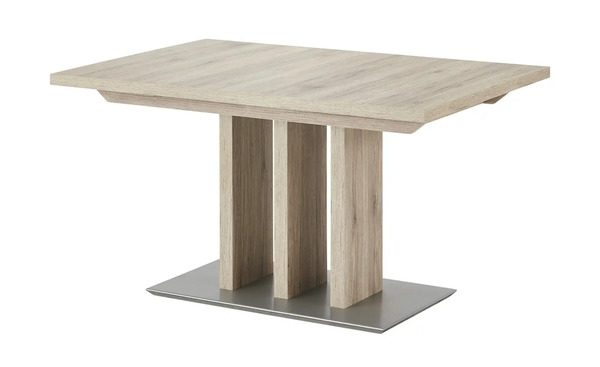 Bild 1 von Säulentisch ausziehbar holzfarben Maße (cm): B: 80 H: 75 Tische
