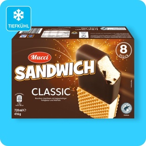 MUCCI Eis-Sandwich, Classic oder Fürst-Pückler-Art