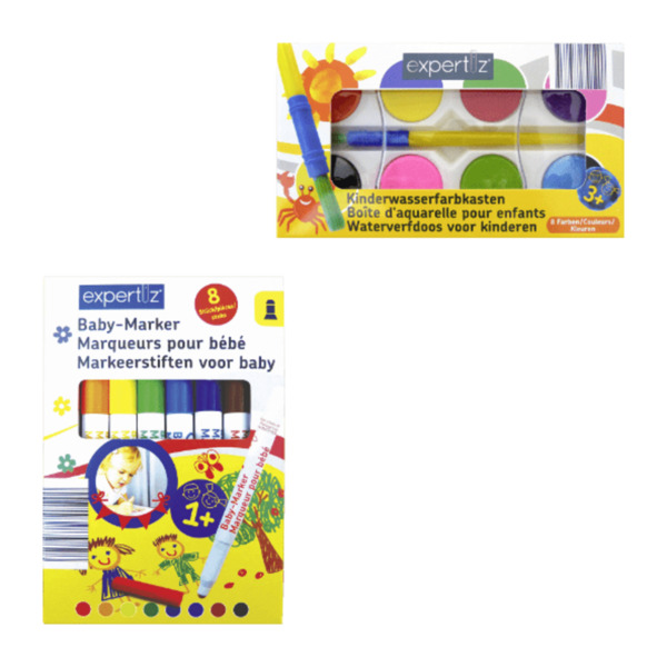 Bild 1 von EXPERTIZ Baby-Marker / Kinderwasserfarbkasten