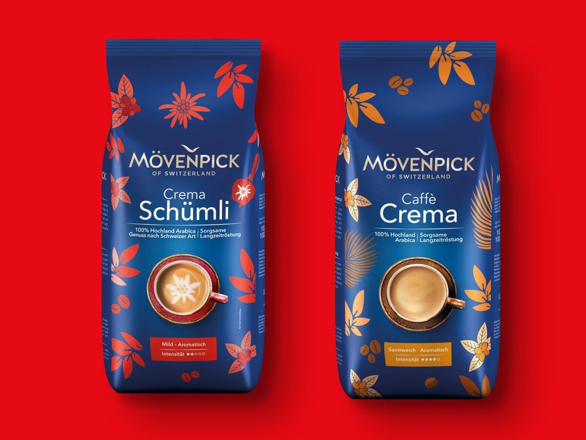 Bild 1 von Mövenpick Caffé Crema Ganze Bohnen