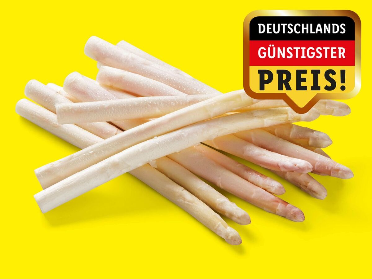 Bild 1 von Deutscher weißer/violetter Spargel, 
         500 g