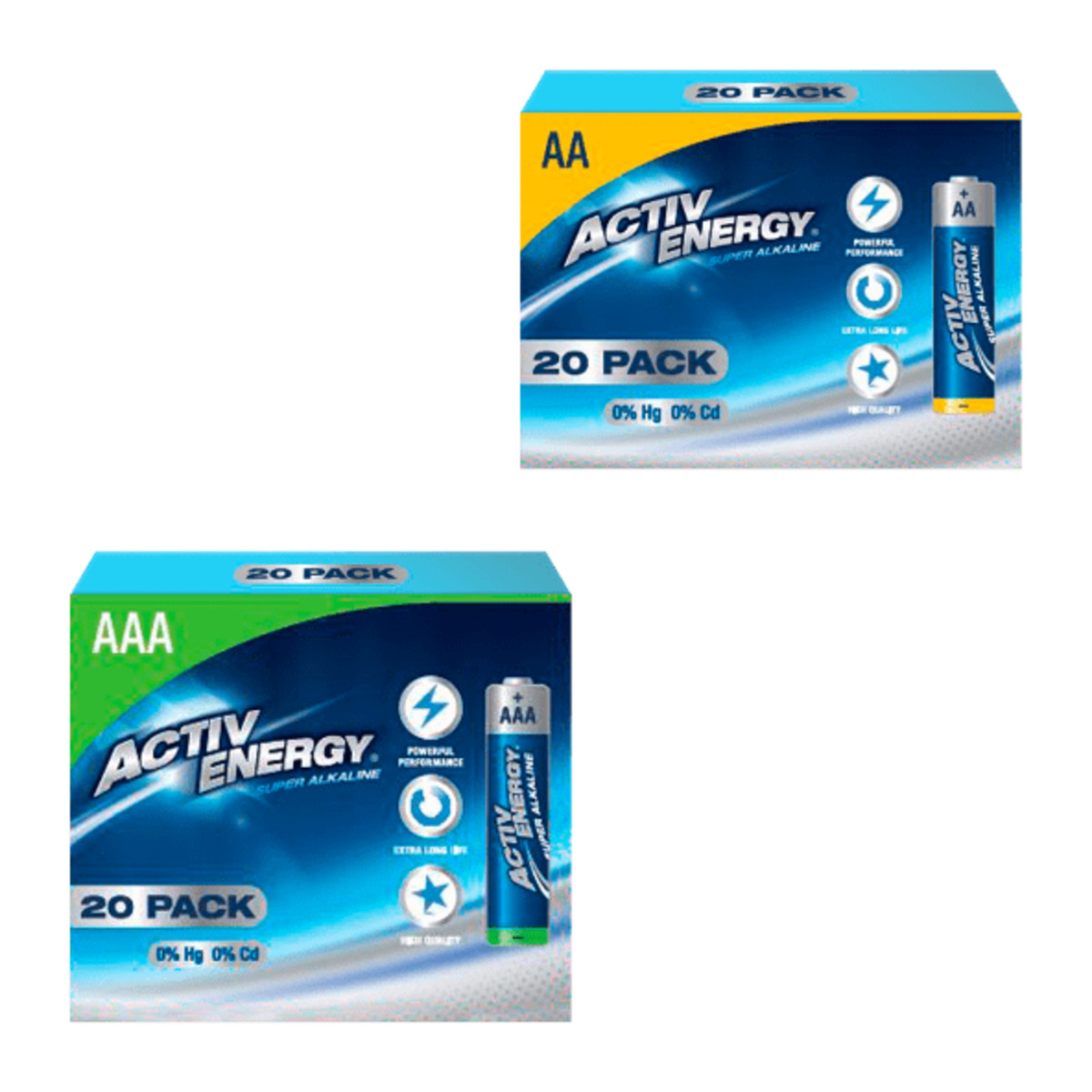 Bild 1 von ACTIV ENERGY Alkaline-Batterien