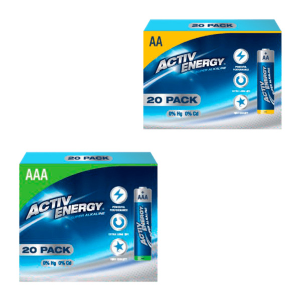 Bild 1 von ACTIV ENERGY Alkaline-Batterien