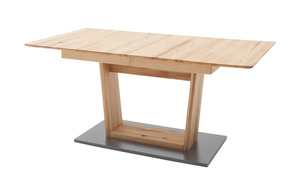 Säulentisch ausziehbar holzfarben Maße (cm): B: 90 H: 77 Tische