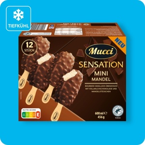 MUCCI Sensation Mini-Mandel, Mit weißer Schokolade oder mit Vollmilchschokolade