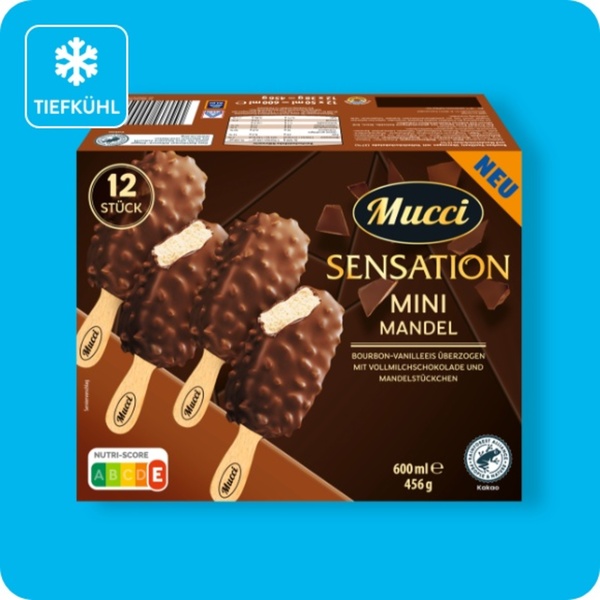 Bild 1 von MUCCI Sensation Mini-Mandel, Mit weißer Schokolade oder mit Vollmilchschokolade