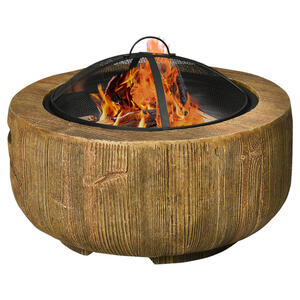 Outsunny Feuerstelle Metall B/H/L: ca. 61,5x39x61,5 cm