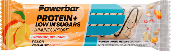 Bild 1 von PowerBar Proteinriegel Protein + Low in Sugars, Immune Support, Peach Yoghurt Geschmack