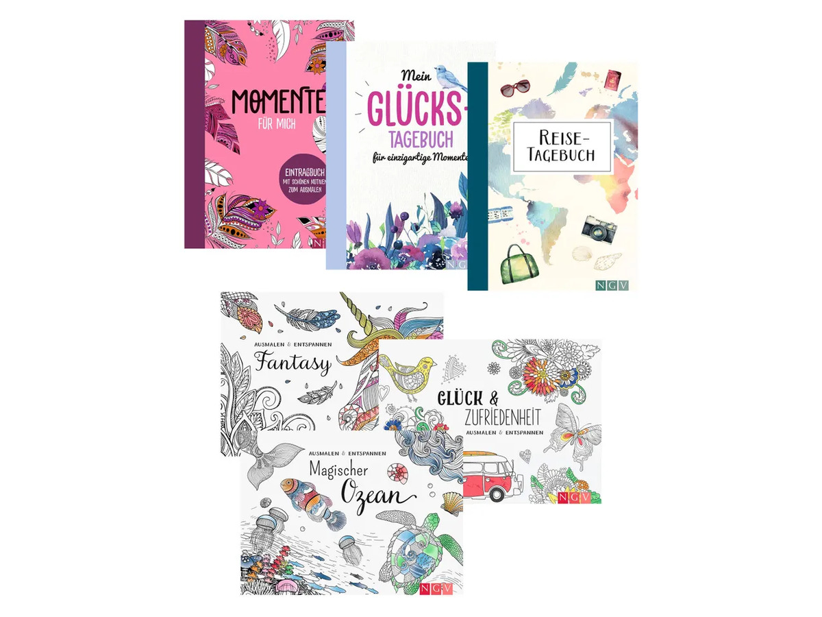 Bild 1 von Erwachsenen-Mal-/Eintragbuch, 
         Stück