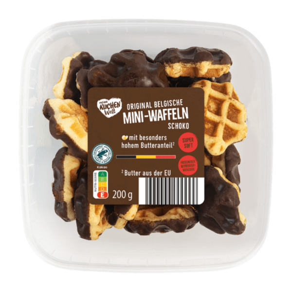 MEINE KUCHENWELT Mini Waffeln Schoko 200g von ALDI Nord ansehen!