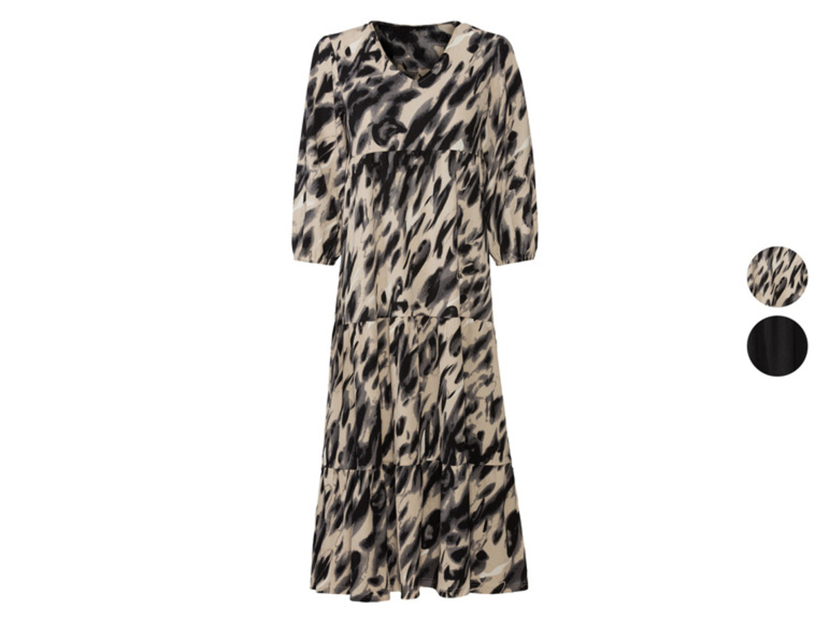 Bild 1 von esmara® Damen Midi-Kleid mit modischen Volants