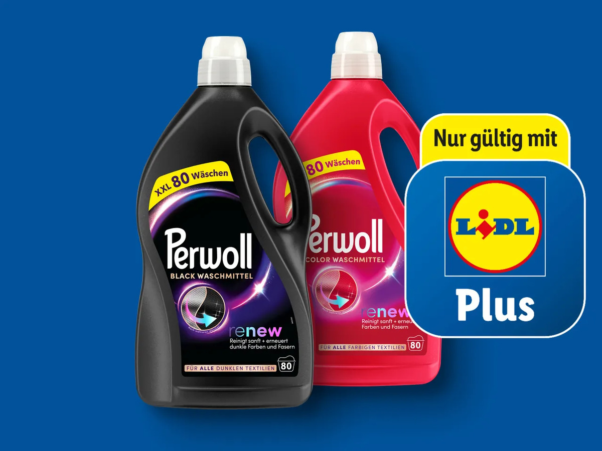 Bild 1 von Perwoll Waschmittel 80 Wäschen, 
         4 l