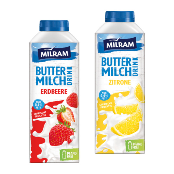 Bild 1 von MILRAM Buttermilch-Drink 750ml