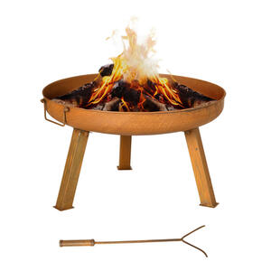 Outsunny Feuerschale B/H/L: ca. 60x36x71 cm