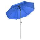 Bild 1 von Outsunny Sonnenschirm blau Polyester B/H/L: ca. 180x209x180 cm