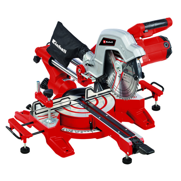 Bild 1 von Einhell Zug-, Kapp- und Gehrungssäge 'TC-SM 254' rot 1800 W