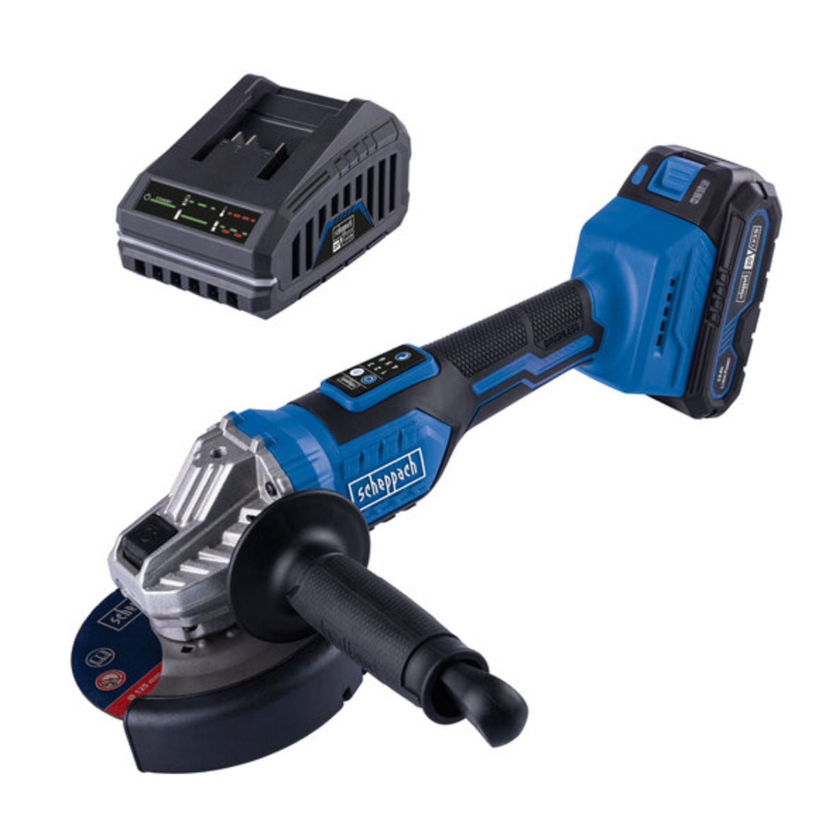 Bild 1 von Akku-Winkelschleifer Bc-Ag125-X brushless, inkl. Akku & Ladegerät