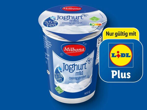 Bild 1 von Milbona Joghurt, mild, 
         500 g