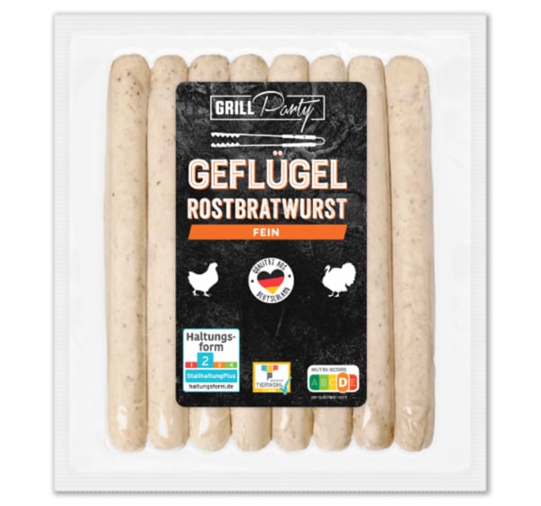 Bild 1 von GRILLPARTY Geflügelrostbratwurst*