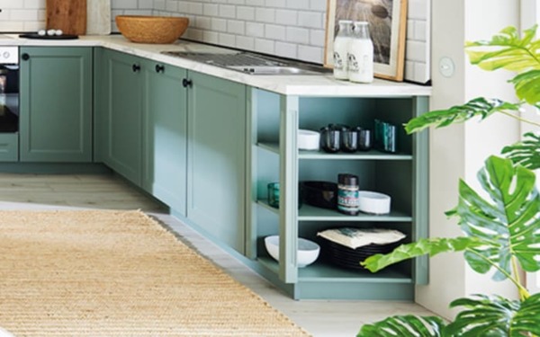 Bild 3 von Nobilia - Einbauküche Cascada, schilf, inkl. Miele Elektrogeräte