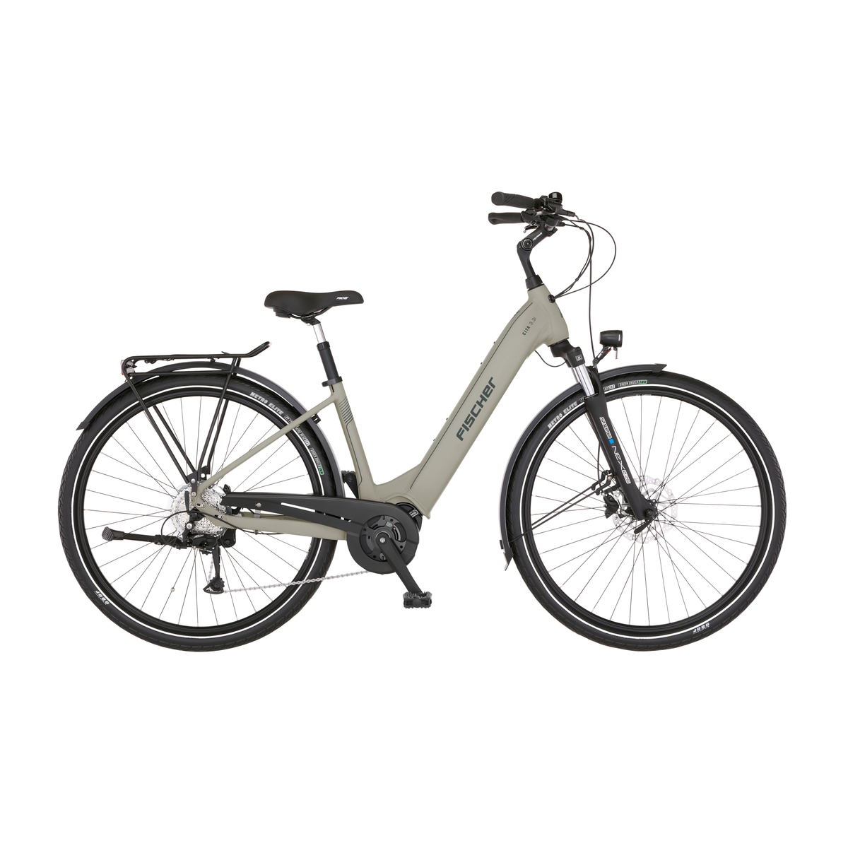 Bild 1 von Fischer E-Bike City Cita 3.3i 28 Zoll RH 50cm 9-Gang 630 Wh greige