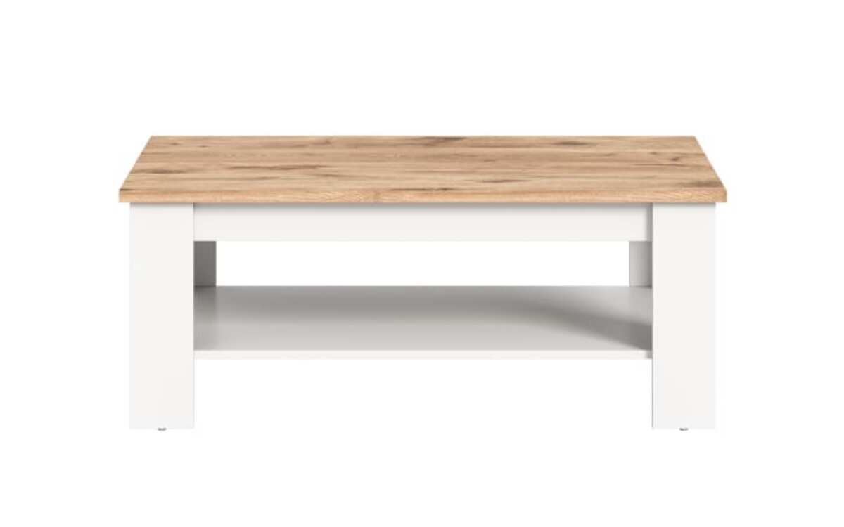 Bild 2 von Xonox Home - Couchtisch Modern Times, weiß/Eiche-Nachbildung