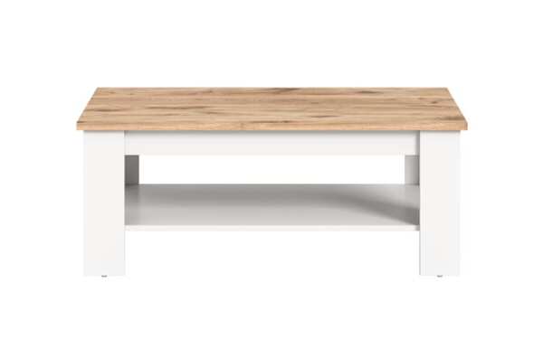 Bild 2 von Xonox Home - Couchtisch Modern Times, weiß/Eiche-Nachbildung