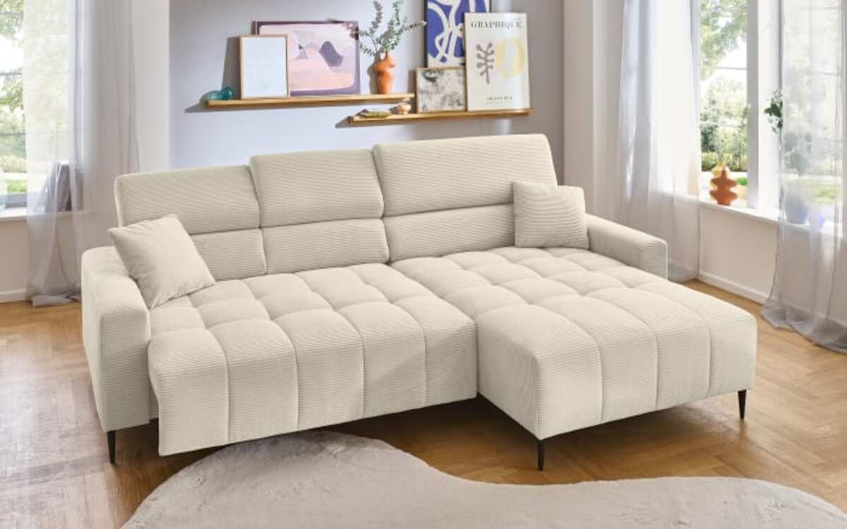 Bild 2 von Wohnlandschaft Simple, beige, inkl. Funktionen