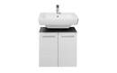 Bild 1 von Express Küchen - Waschbeckenunterschrank Gloss, weiß/anthrazit