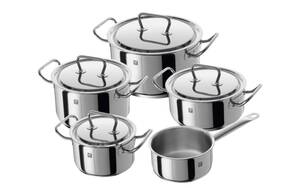 Kochtopf-Set Twin Classic, Edelstahl, 5-teilig