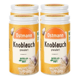 Ostmann Knoblauch granuliert Streuer 50 g, 4er Pack
