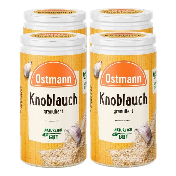 Bild 1 von Ostmann Knoblauch granuliert Streuer 50 g, 4er Pack