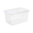 Bild 1 von Aufbewahrungsbox "Basic Box" 52 L transparent, stapelbar, Kunststoffbox