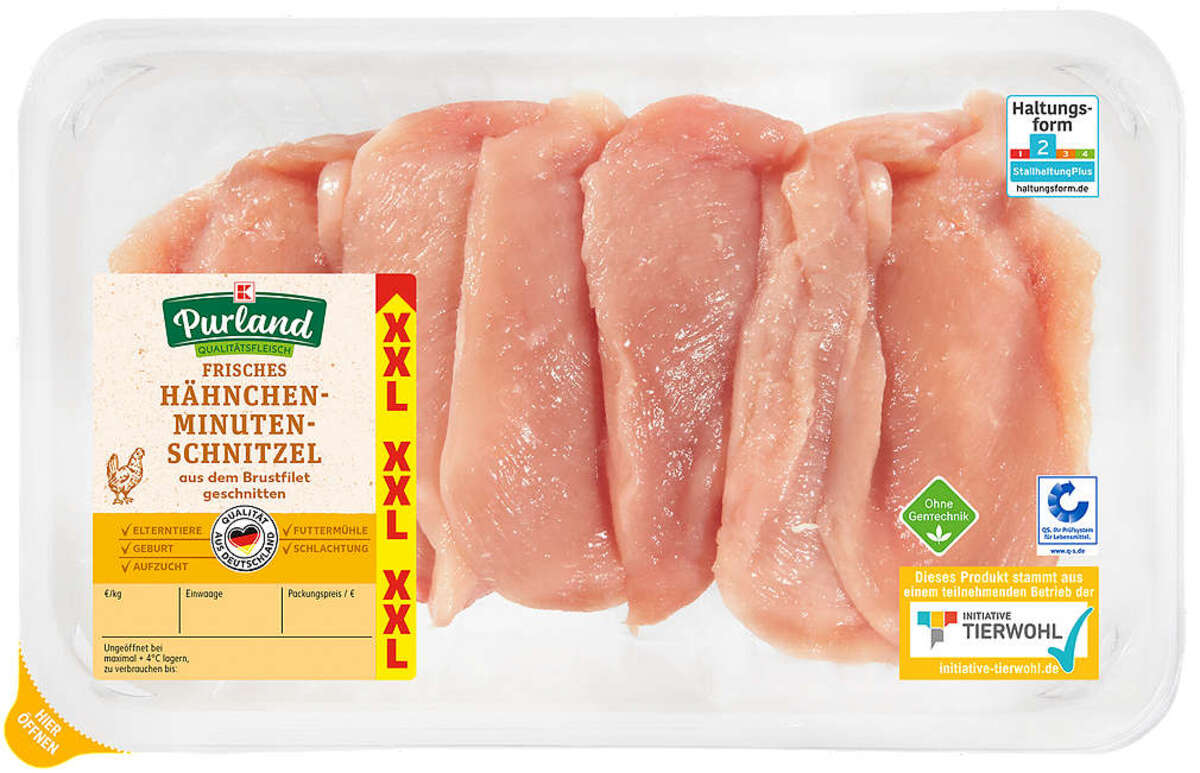 Bild 1 von K-PURLAND XXL-Hähnchen-Minutenschnitzel