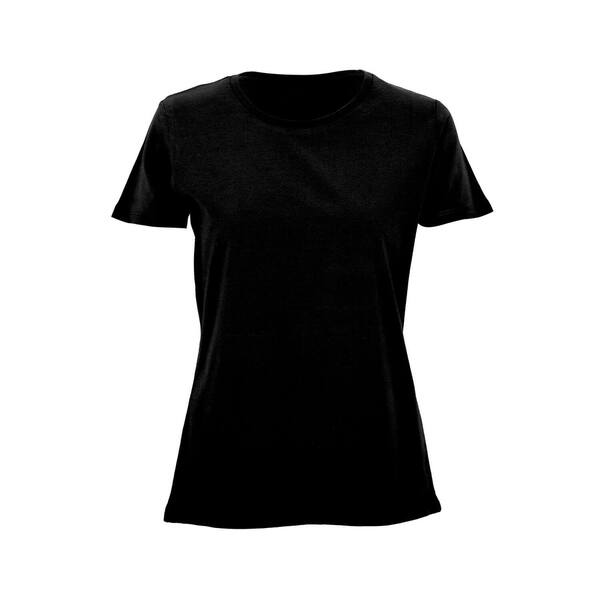 Bild 1 von T-Shirt Damen Vorder- oder Rückseite individuell bedruckbar,  100 % Baumwolle, Rundhals