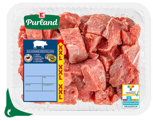 Bild 1 von K-PURLAND XXL-Schweinegulasch