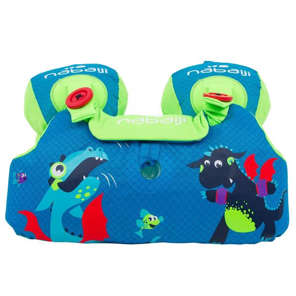 Bild 1 von Schwimmflügel-Gurt Tiswim Kinder Druckmotiv Drachen blau