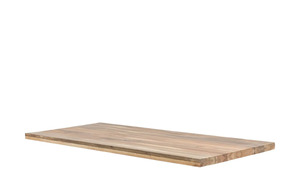 Tischplatte  Tuxa massiv - holzfarben - Massivholz geölt - 100 cm - 5 cm - Tische