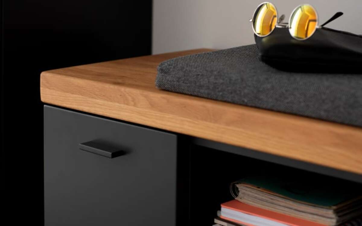 Bild 4 von MCA furniture - Sitzbank Bogota, Wildeiche/anthrazit