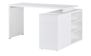 Eckschreibtisch - weiß - 150 cm - 74 cm - 120 cm - Tische