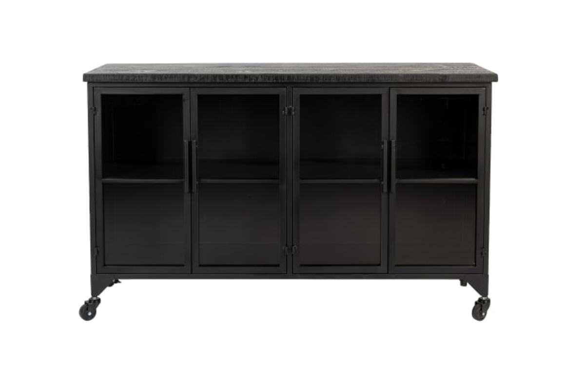 Bild 2 von Kabinett Ferre Low, Vintage schwarz, 120 cm