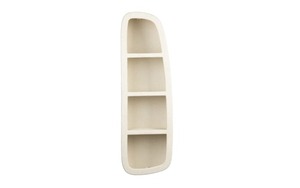 Wandregal Veda 3 Shelves, recycelter Marmor