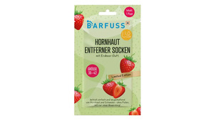 BARFUSS Hornhautentfernersocken Erdbeere