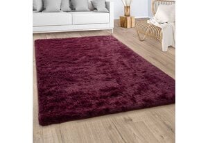 Hochflor-Teppich »Silky 591«, Paco Home, rechteckig, Höhe 33 mm, Uni Farben, besonders weich und kuschelig, ideal im Wohnzimmer & Schlafzimmer