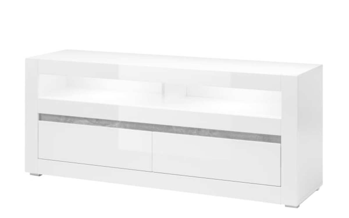 Bild 2 von IMV - Lowboard Carat, weiß Hochglanz